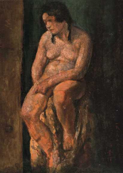 廖继春 1926年11月作 裸妇